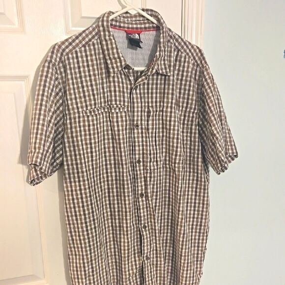 The North Face Brown Casual Button Down Shirt - Picture 1 of 9